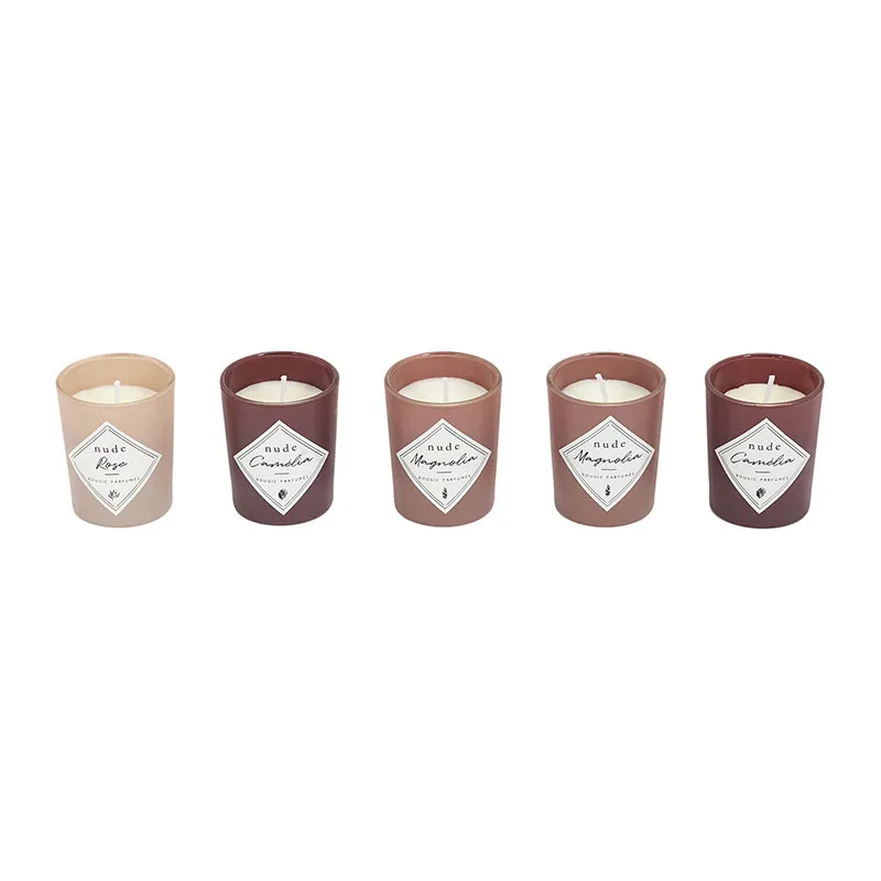 Coffret 5 bougies parfumées Nude - 4,5x4,5x5cm-3