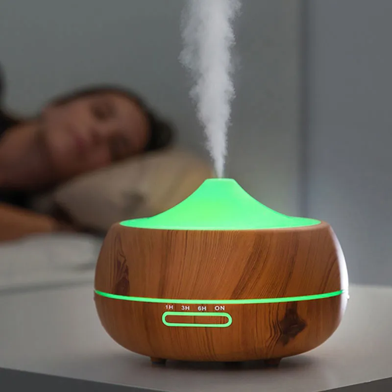 Humidificateur-diffuseur Wood effect - 16x12cm-2