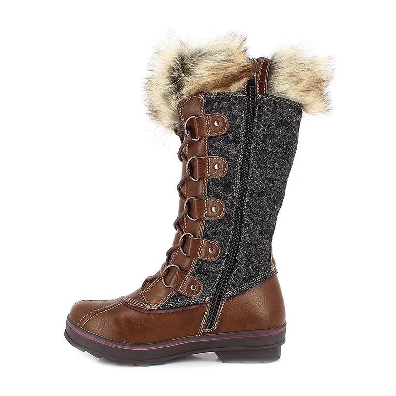 Bottes de neige Capucine Femme - Marron-1