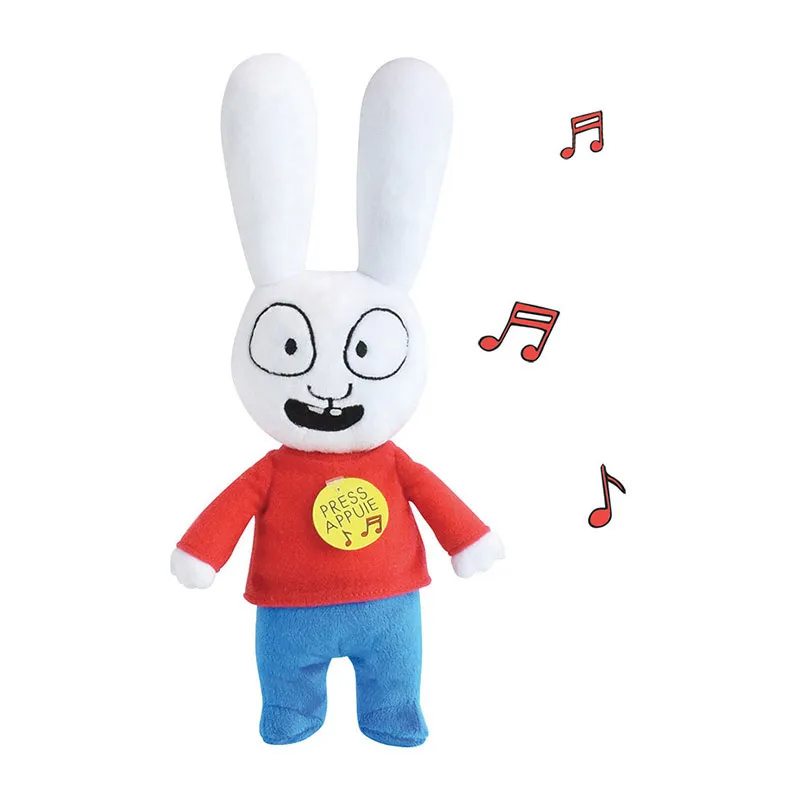 Peluche musicale Simon - 30cm-0