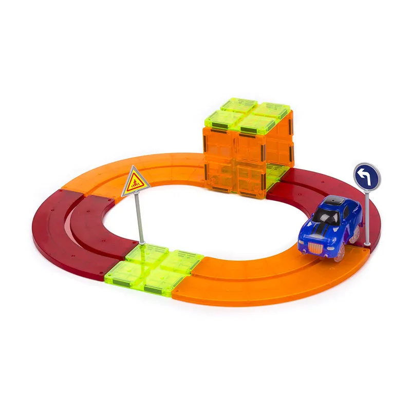 Mini circuit magnét. pour voitures - 36m+-0