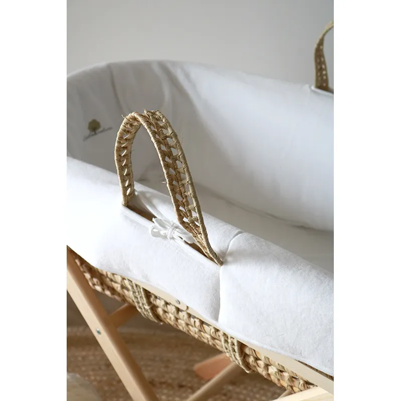 Couffin Coton BIO Blanc - 30x75cm-4