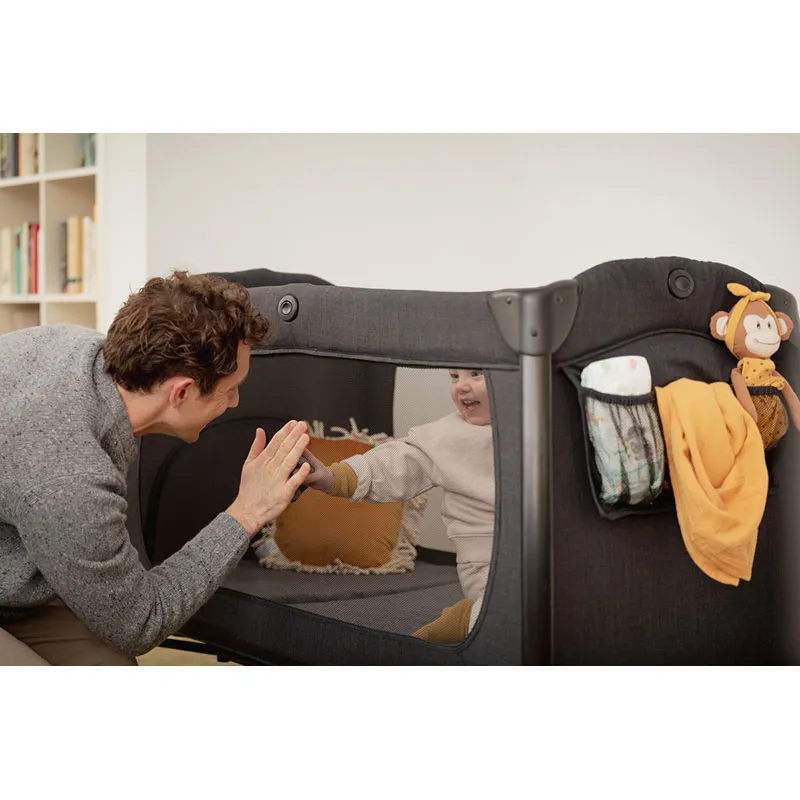 Lit parapluie Play N Relax Center Melange Black - 0m+-10