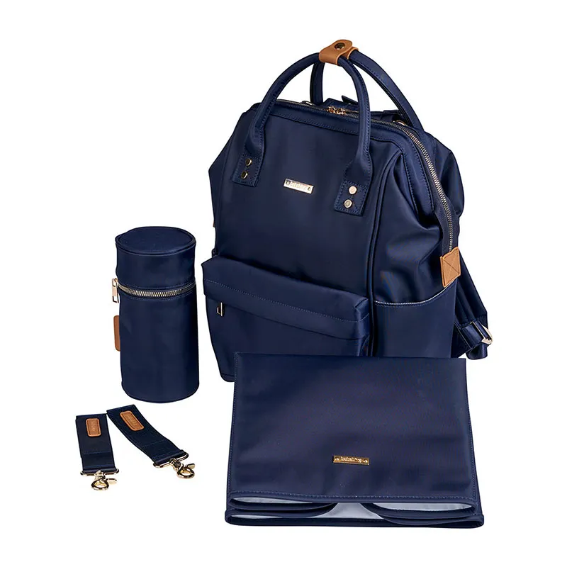 Sac à dos à langer Mani - Navy Blue-2