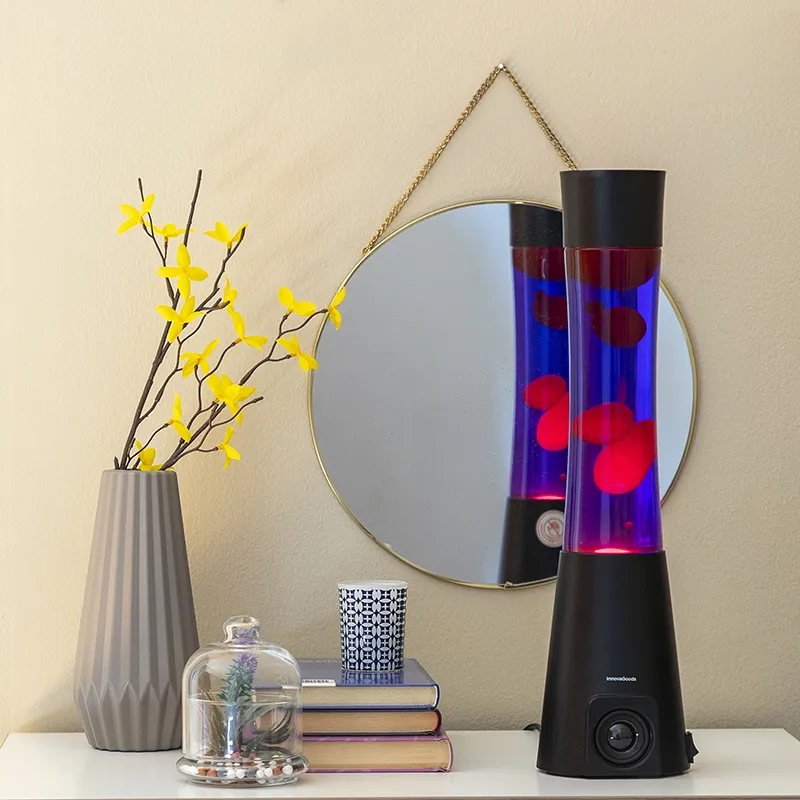 Lampe à lave + Haut-parleur - ø10,7x42cm-5
