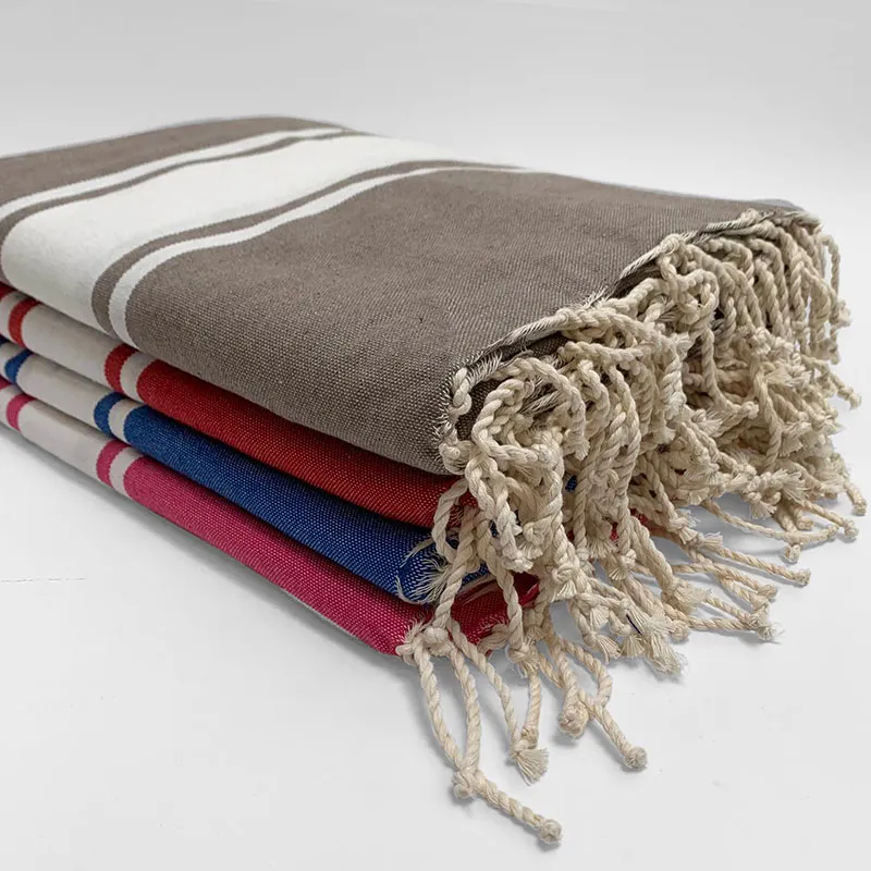 Fouta Kozo Orange - 100x200cm-2