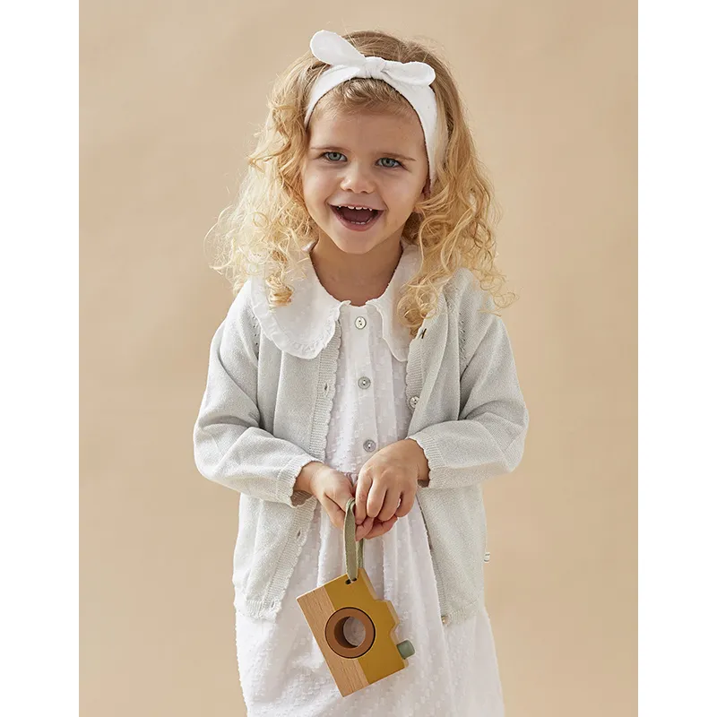 Cardigan Lurex - Blanc-3