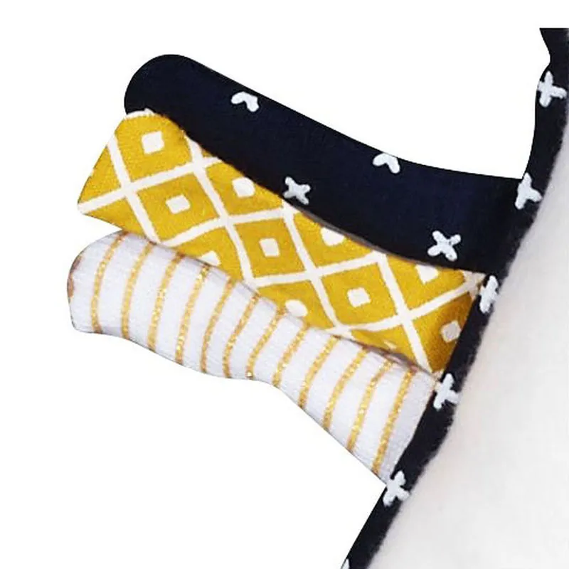 Coussin Étoile Hello Bleu/Blanc - 30x30cm-1