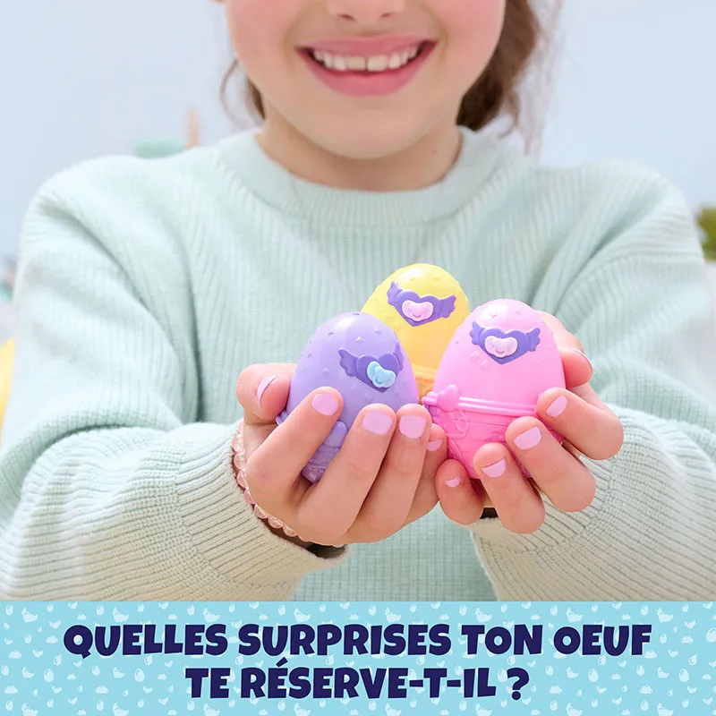 Boîte 5 oeufs + Accessoires Hatchimals Aléa. 18pcs - 36m+-10