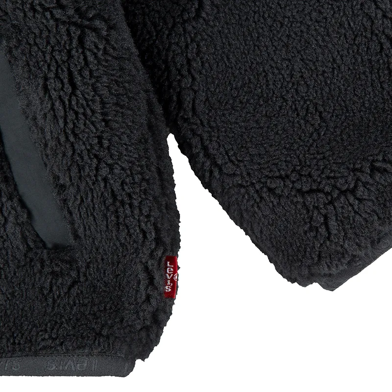 Veste sherpa Bébé - Pirate Black-4