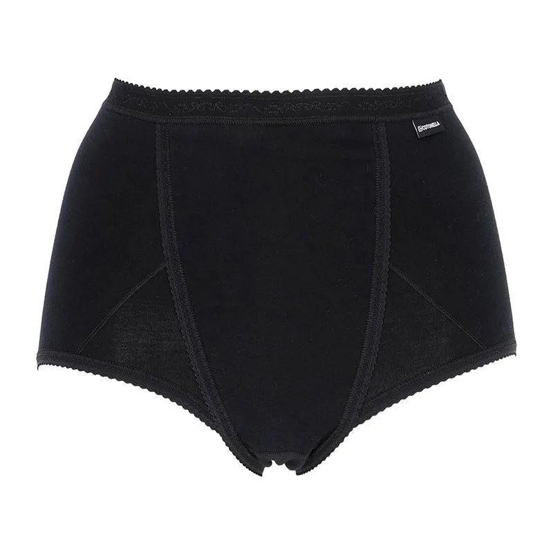 Culotte Maxi taille haute Medium Control - Noir-0