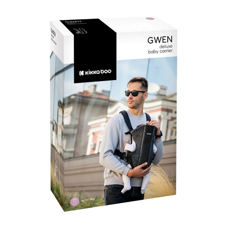 Porte bébé Gwen Fly Noir - 3m+-2
