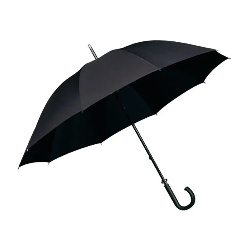 Grand parapluie droit D.120cm Falcone - Noir-0
