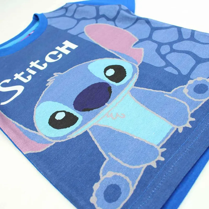 T-shirt Lilo & Stitch - Bleu-2