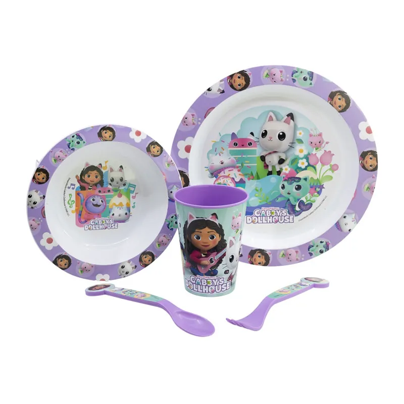Set de repas Gabby et la Maison Magique - 5pcs-0