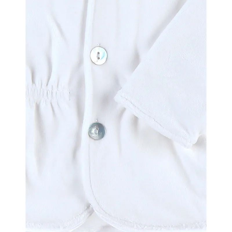 Veste velours Lola - Blanc-3