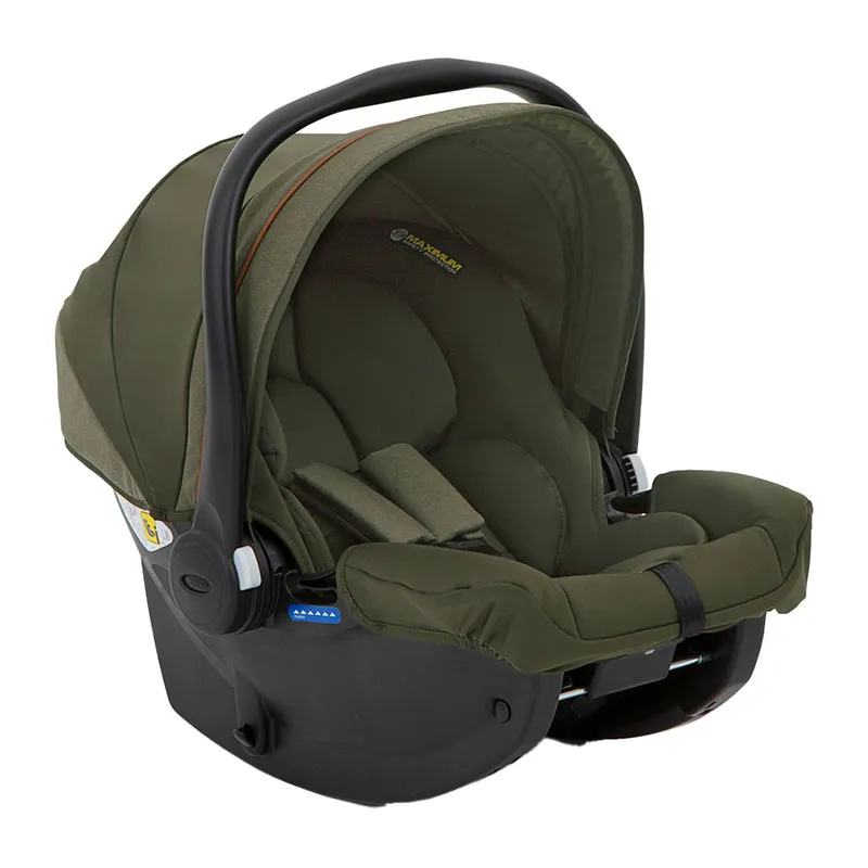 Siège-auto Cosi i-Size/Ceinturé Snugessentials Kaki - 0m+-0