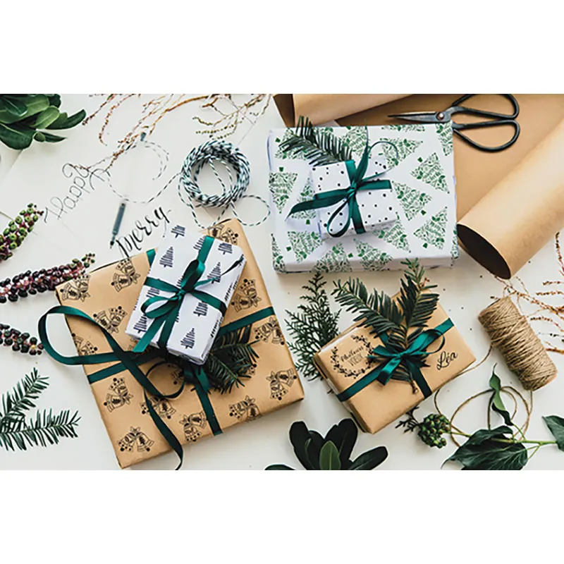 Tampon bois Taille G Noël Lama - 14+-2