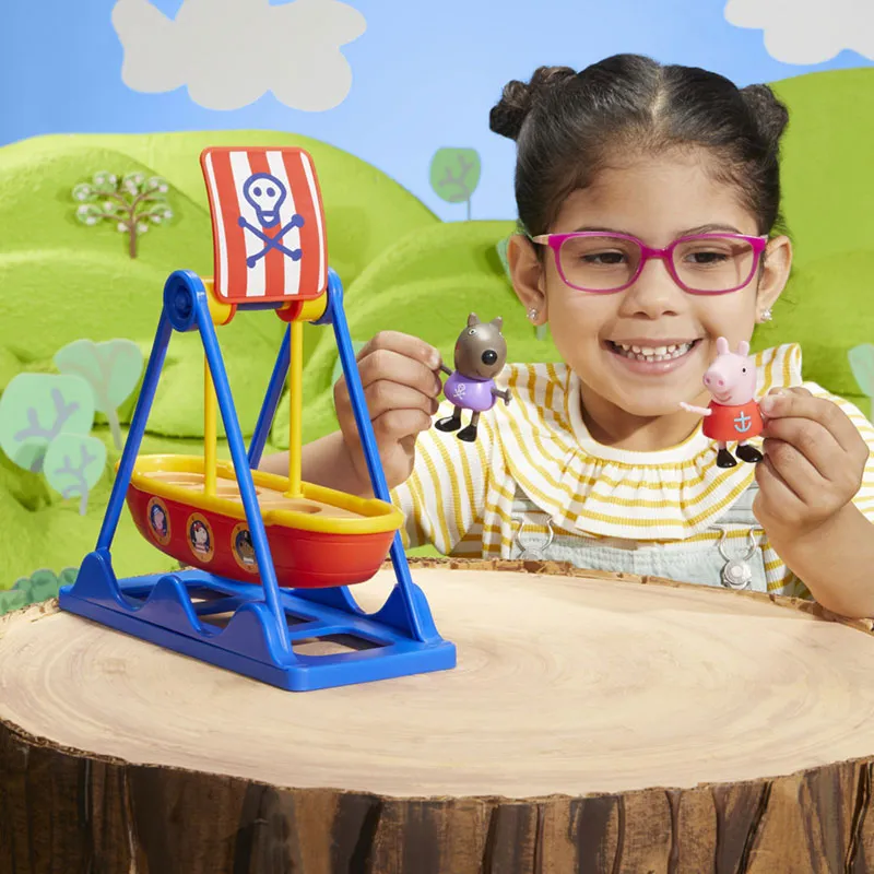Manège Bateau Pirate & 2 Figurines Peppa Pig - 36m+-4