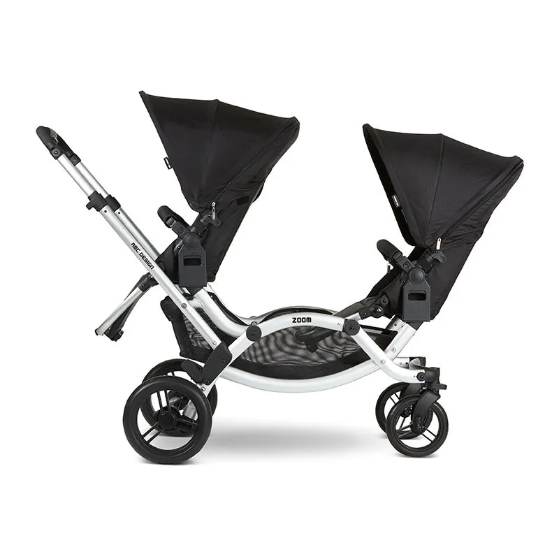 Poussette Jumeaux Zoom Black Limited - 6m+-5