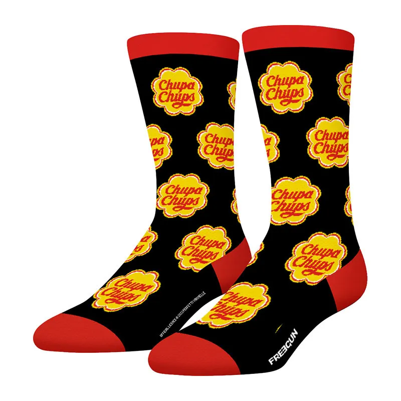 8 paires de Chaussettes Homme Chupa-Chups - Noir/Bleu/Rouge/Jaune-3