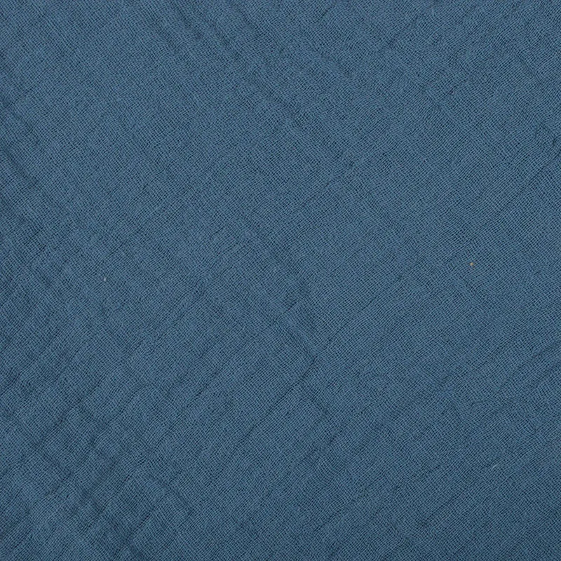 Tour de lit Gaze de coton Bleu foncé - 40x180cm-2