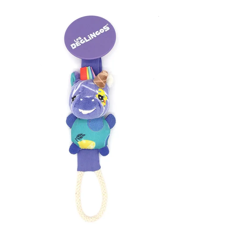 Attache-sucette Kiprokos le Zèbre - 20cm-0