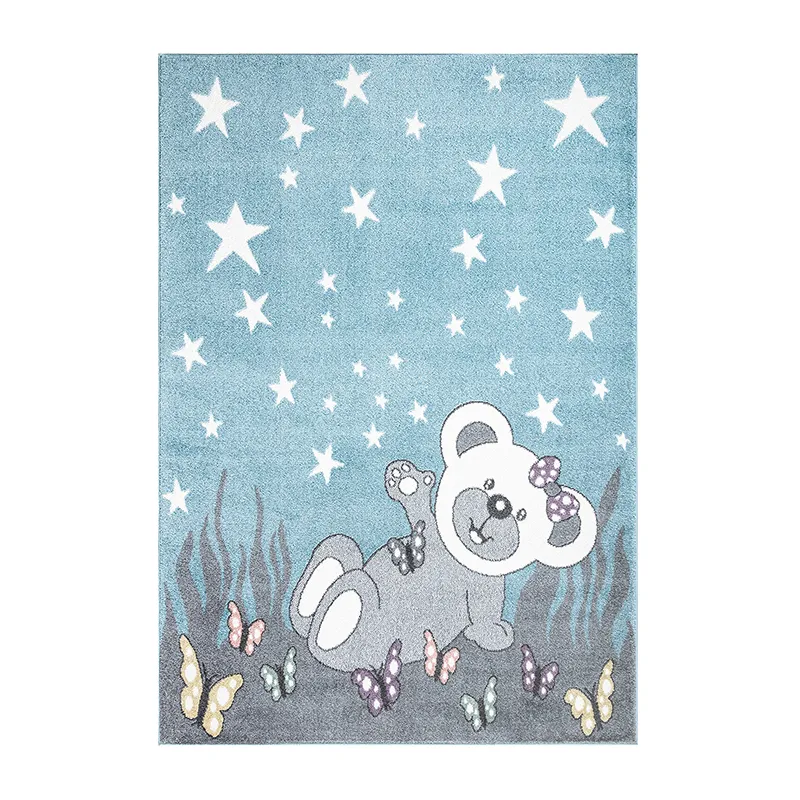 Tapis Anime Ourson Bleu - Plusieurs dim. dispos-1