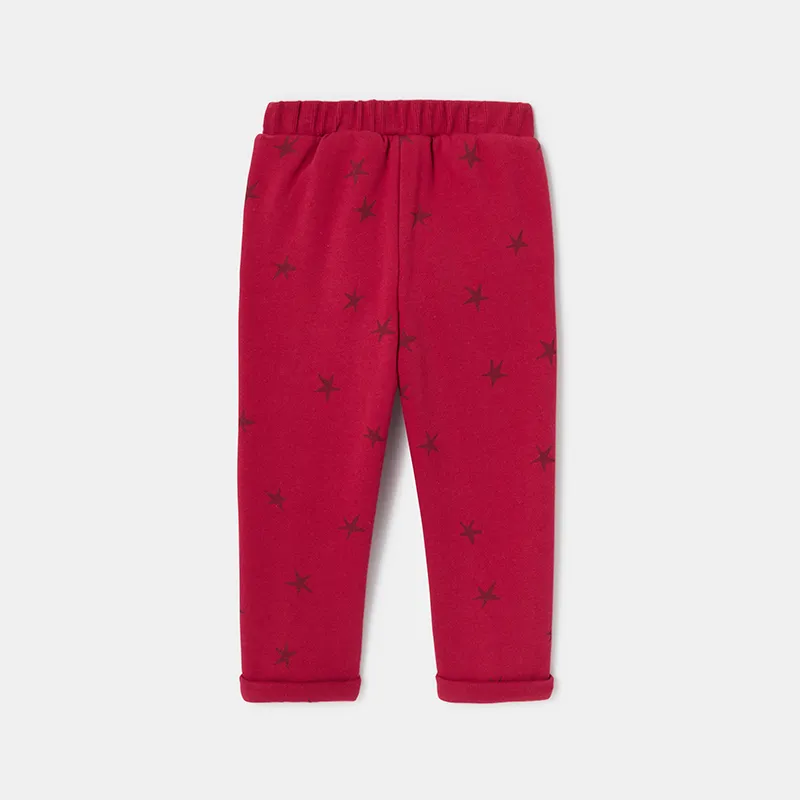 Pantalon Garcon - Rouge carmin-1