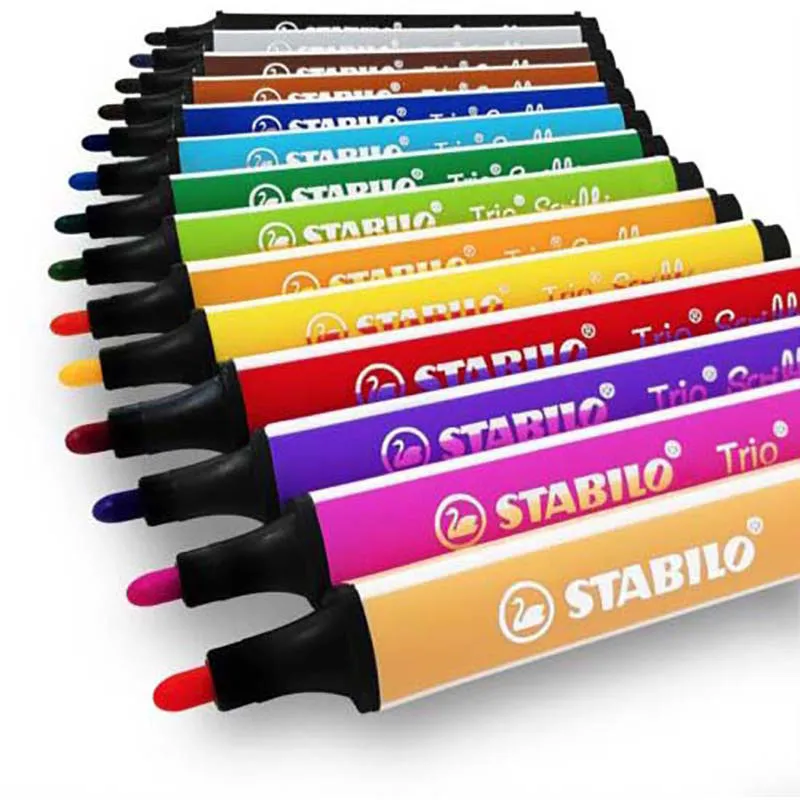 Feutres de coloriage Trio Scribbi - 14pcs-5