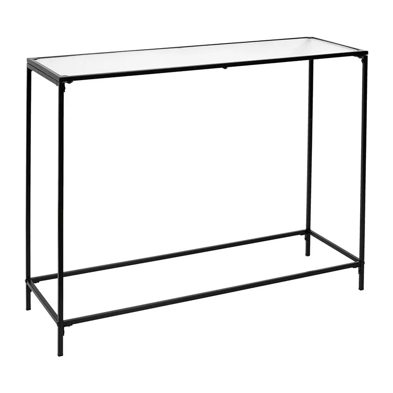 Console Rosa Verre texturé - 100x35x77cm-0