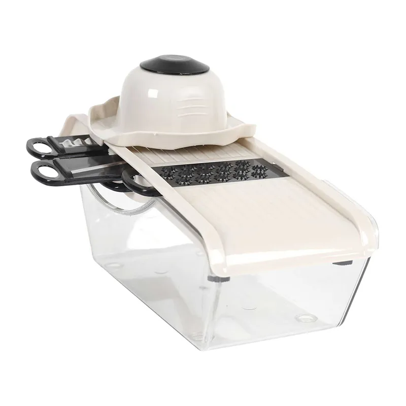 Mandoline + réservoir + 5 accessoires - 32x9x11cm-7