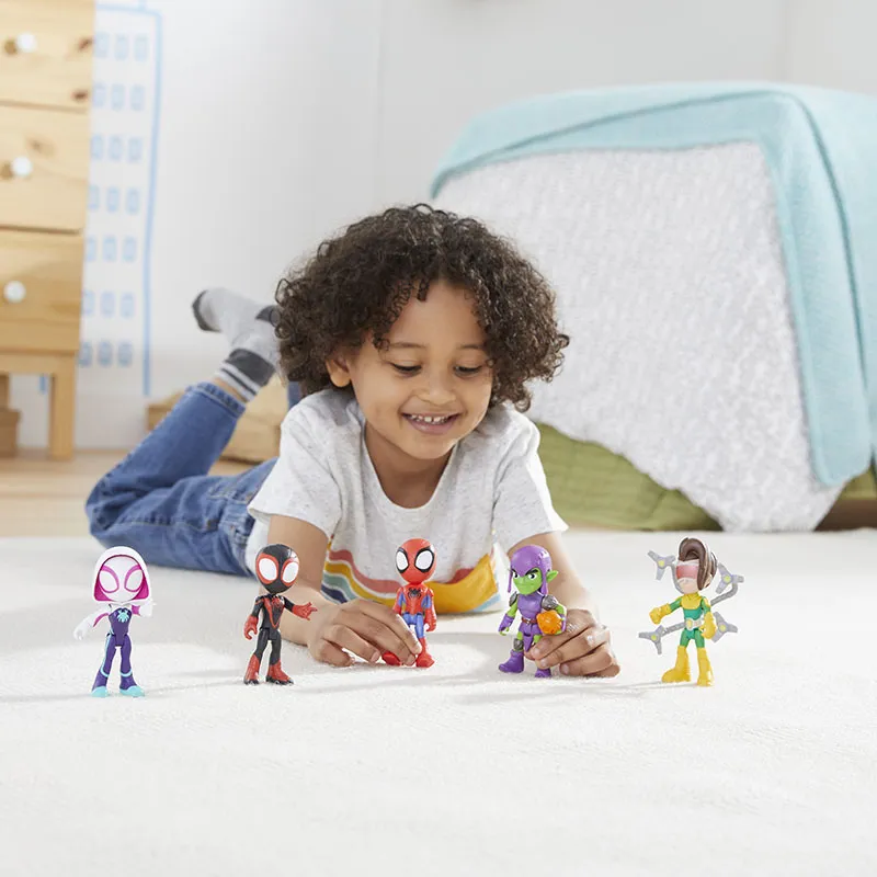 Figurines Spidey Web Squad 5pcs - 36m+  - HASBRO - LES JOUETS DES HéROS-1
