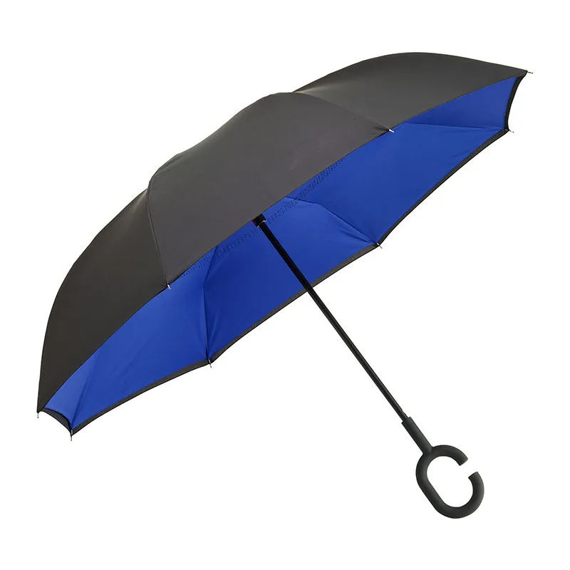 Parapluie ouverture inversée Impliva - Bleu-0