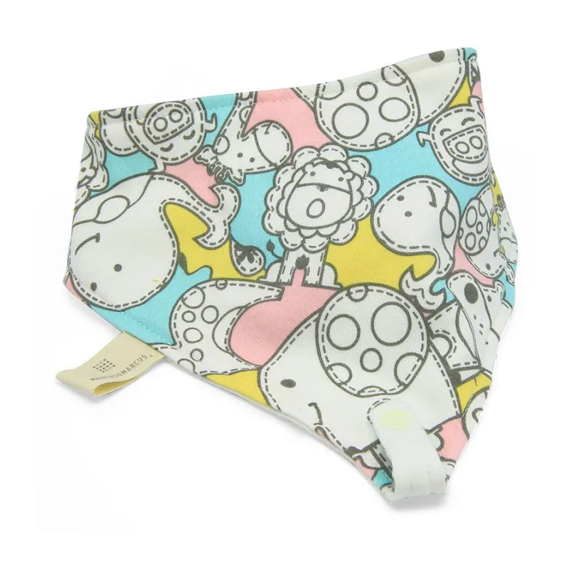 Bavoir Bandana Coton Bio + Sucette Lucas - 3m+-1