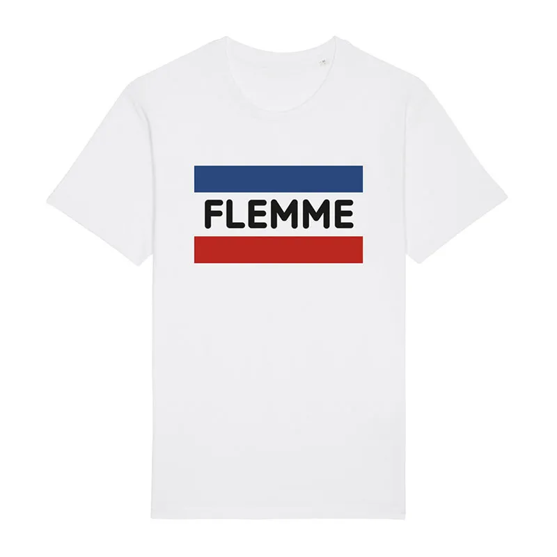 T-shirt Homme BIO Flemme - Blanc-0
