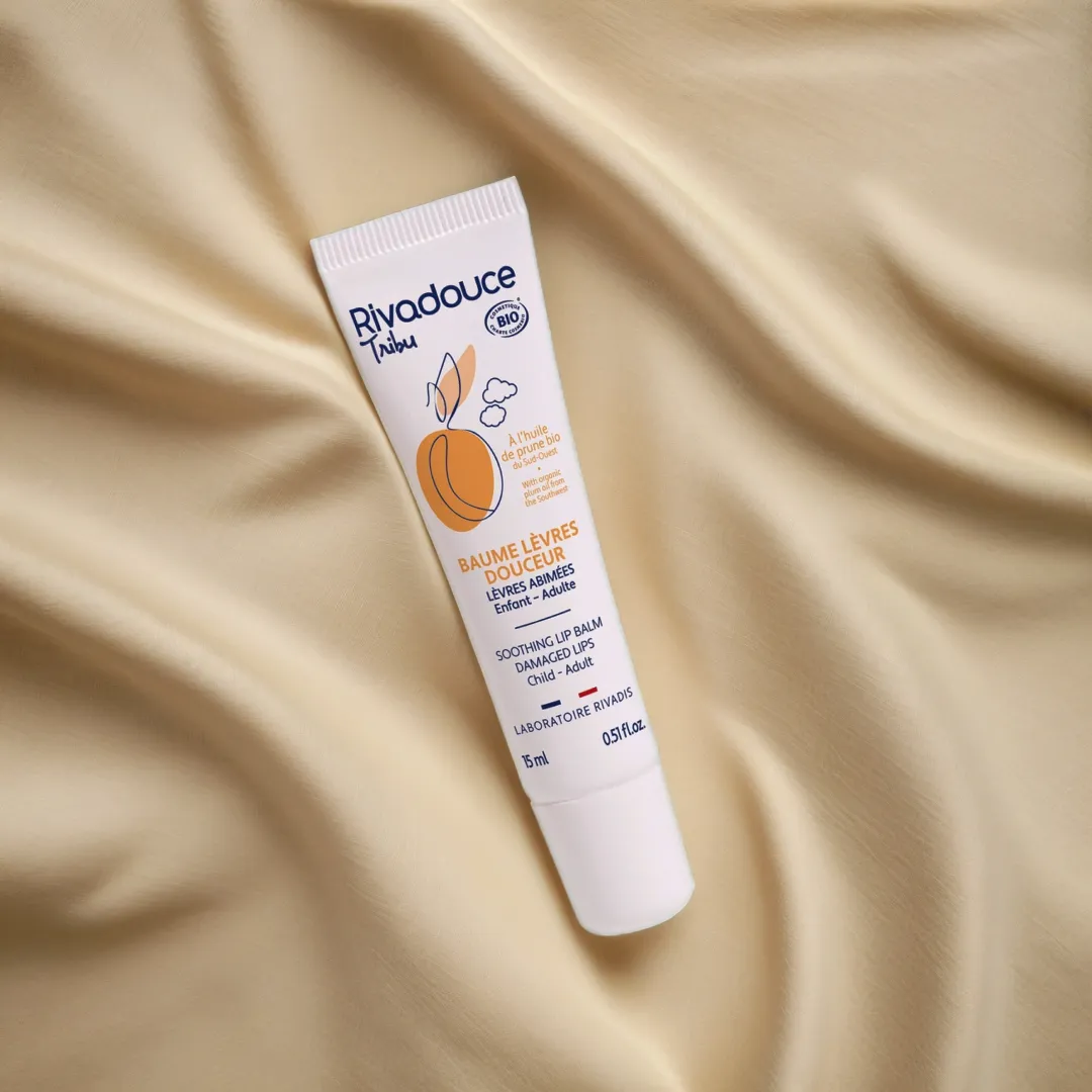 Baume à lèvres douceur Rivadouce Tribu BIO - 15ml-1