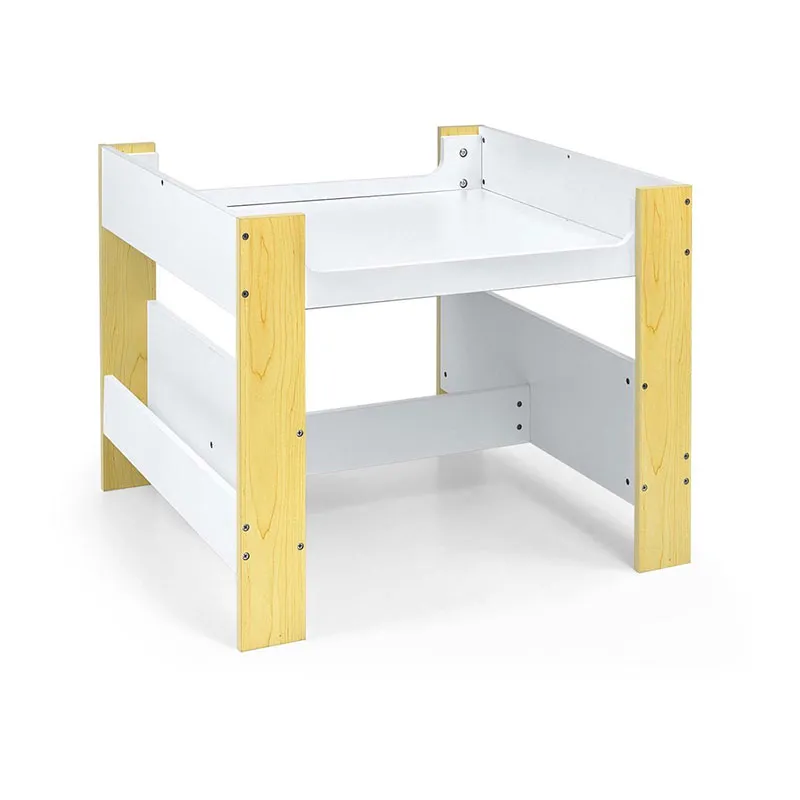 Table + 2 Chaises Sven Naturel/Blanc - 24m+-5
