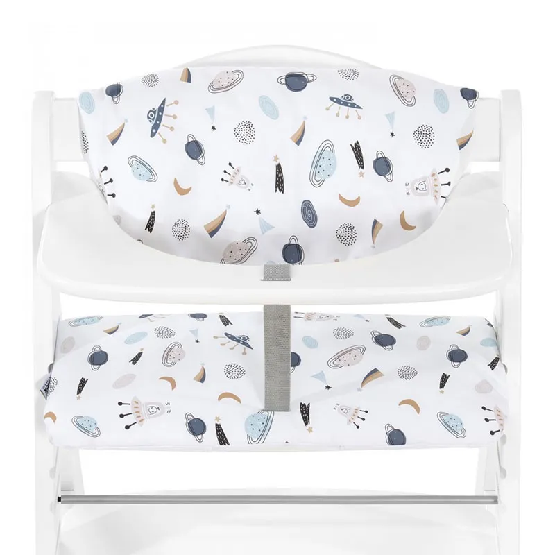 Chaise-haute Alpha+ + Transat Alpha Bouncer 2en1 + Tablette + Coussin Deluxe Espace - 0m+-14