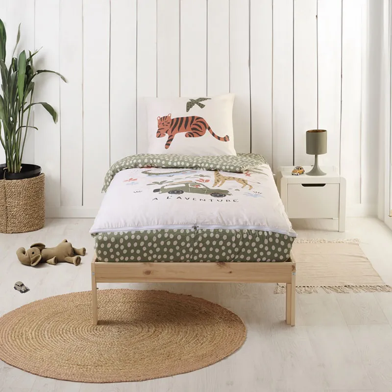 Parure de lit Caradou Jungle enfant - Avec ou sans couette-1