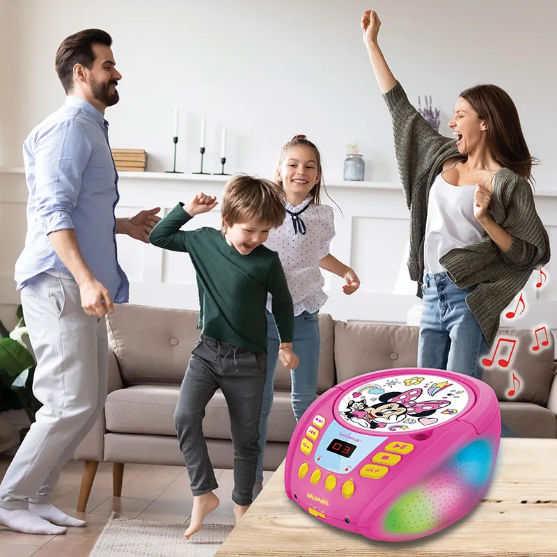 Lecteur CD Bluetooth Effets lum. Minnie - 36m+-3