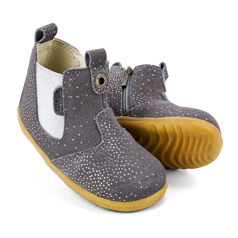 Chaussures Step Up Jodhpur Charcoal Starburst - Bobux-1