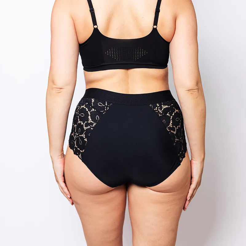 Culotte haute Betty - Noir-4