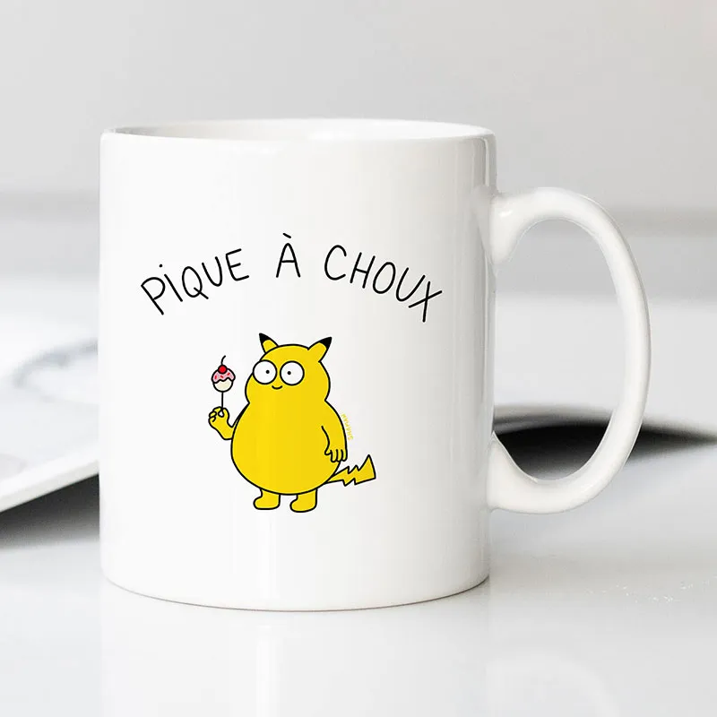 Mug Pique à choux - Blanc-0