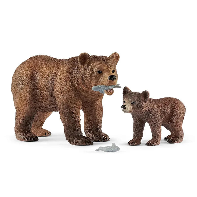 Maman grizzly avec ourson - Wild Life-0