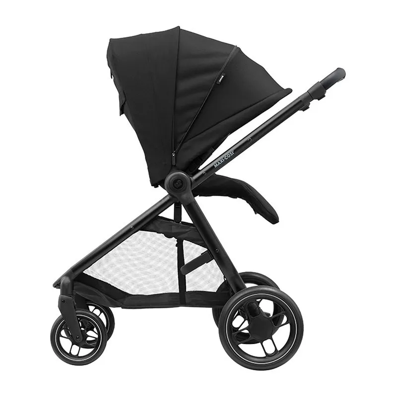 Duo Poussette Compacte Street + Cosi Pebble S + Base Famylifix S + Adaptateurs Black - 0m+-2