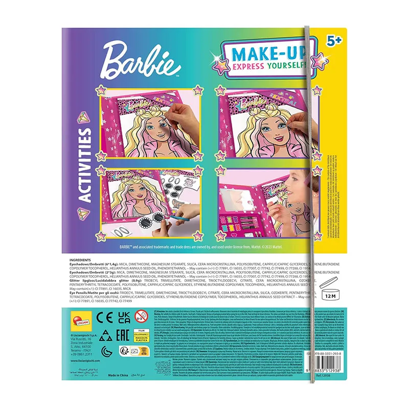 Carnet Barbie apprendre à se maquiller - 5+-1