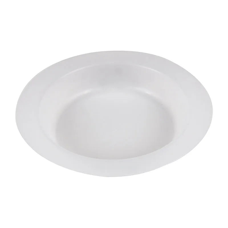 Assiette plastique pour Bébé Blanc - ø19,5cm-0
