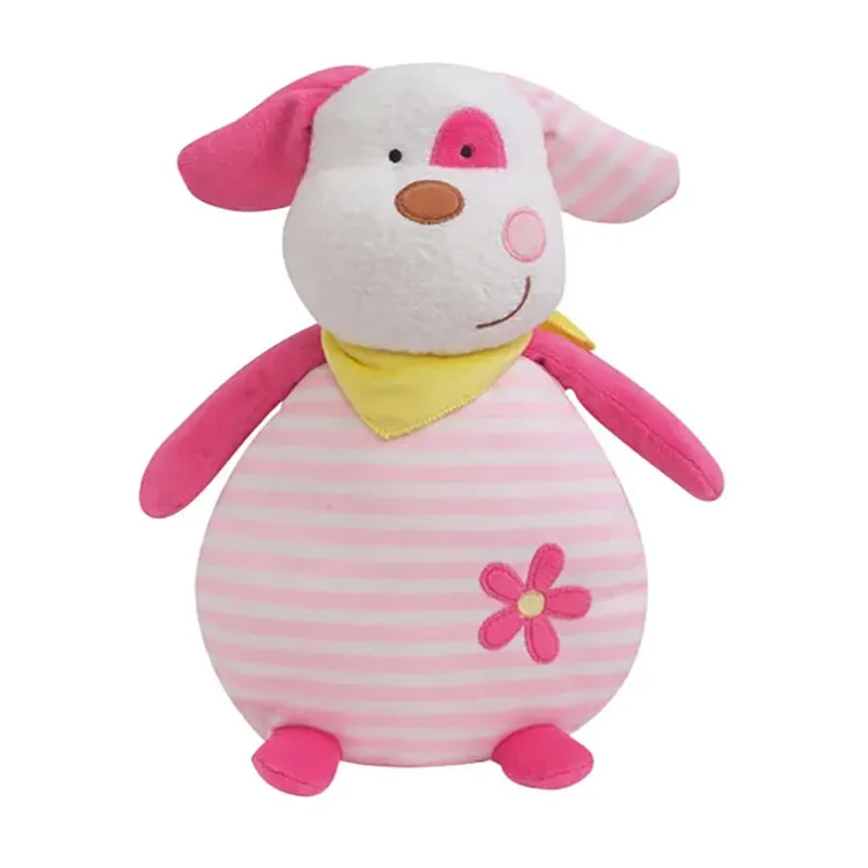 Peluche lumineuse 30cm Chien Rose - 0m+-0