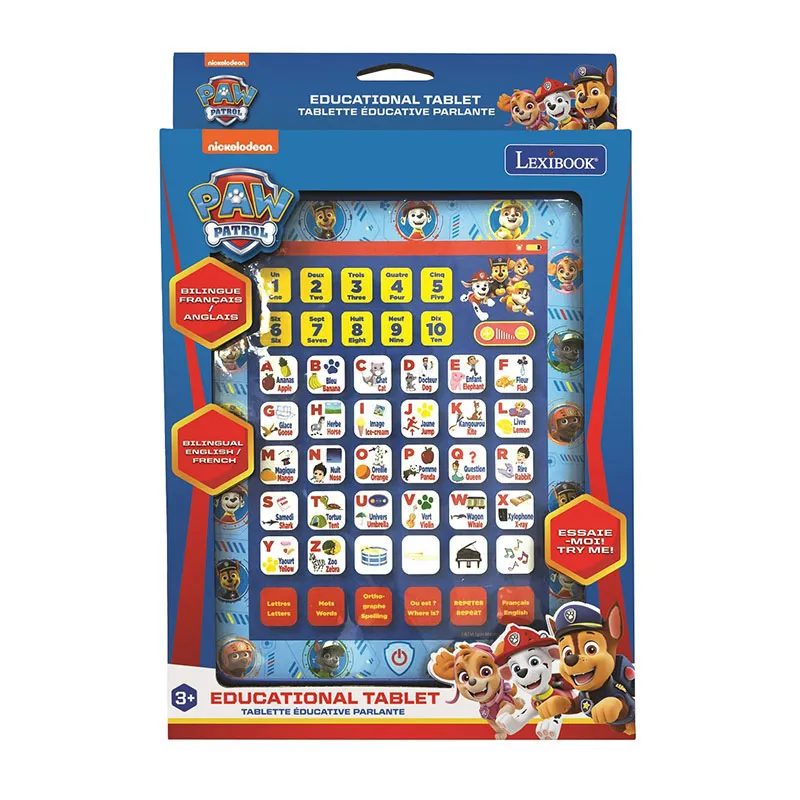 Tablette Bilingue FR/ANG Pat'Patrouille - 36m+-3